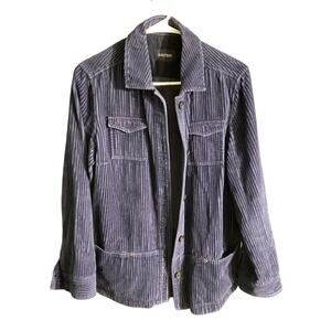 Eastboy Men's Blue Corduroy Shirt Jacket – Vintage, Preppy, Streetwear